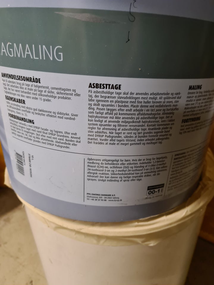 Tagmaling, Dyrup, 10 liter