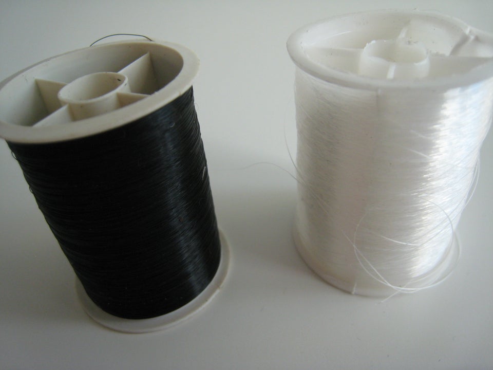 Broderi, nylon tråd