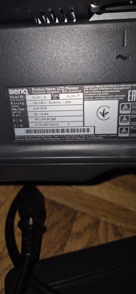 BenQ, fladskærm, Xl2411