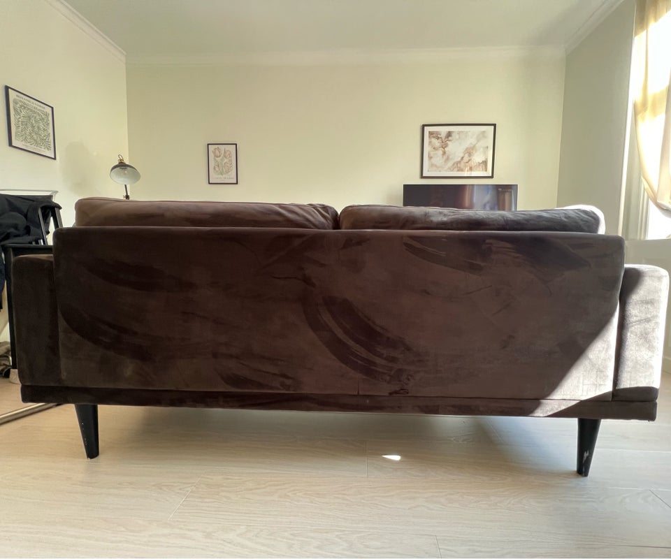 Sofa velour 3 pers