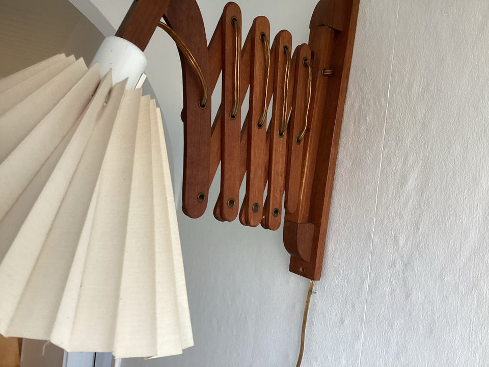 Væglampe, Teak Retro Lampe