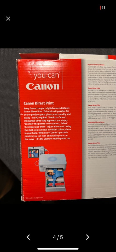 Fotoprinter m farve Canon