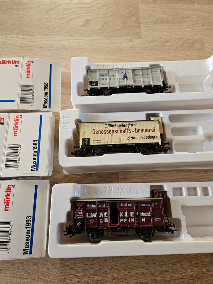 Modeltog, Märklin Museums vogne,