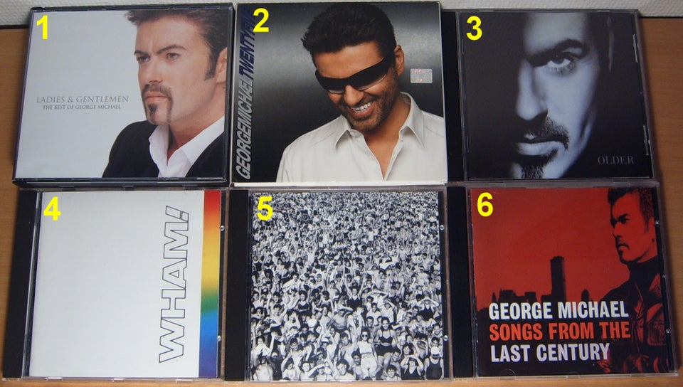 George Michael / Wham!: 6 Titler,