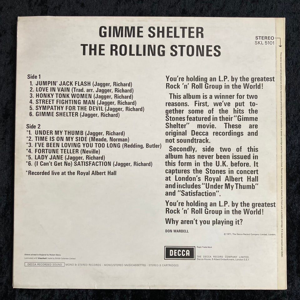 LP, The Rolling Stones, Gimme