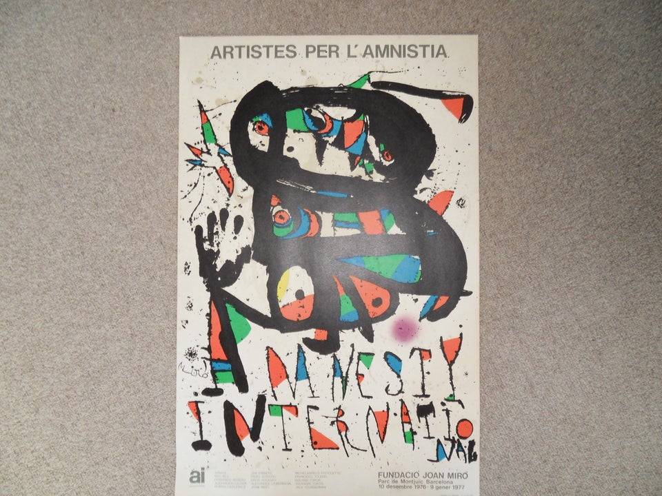 Abstrakt, Miro. Joan Miro, b: 48 h: