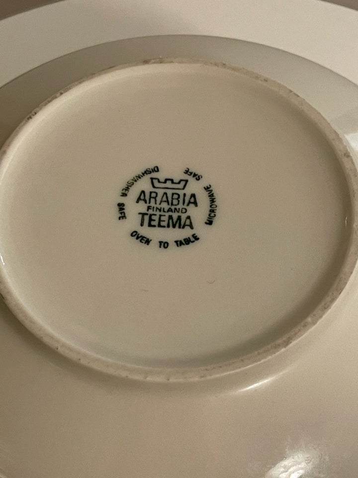 Porcelæn, Arabia Teema stor skål,