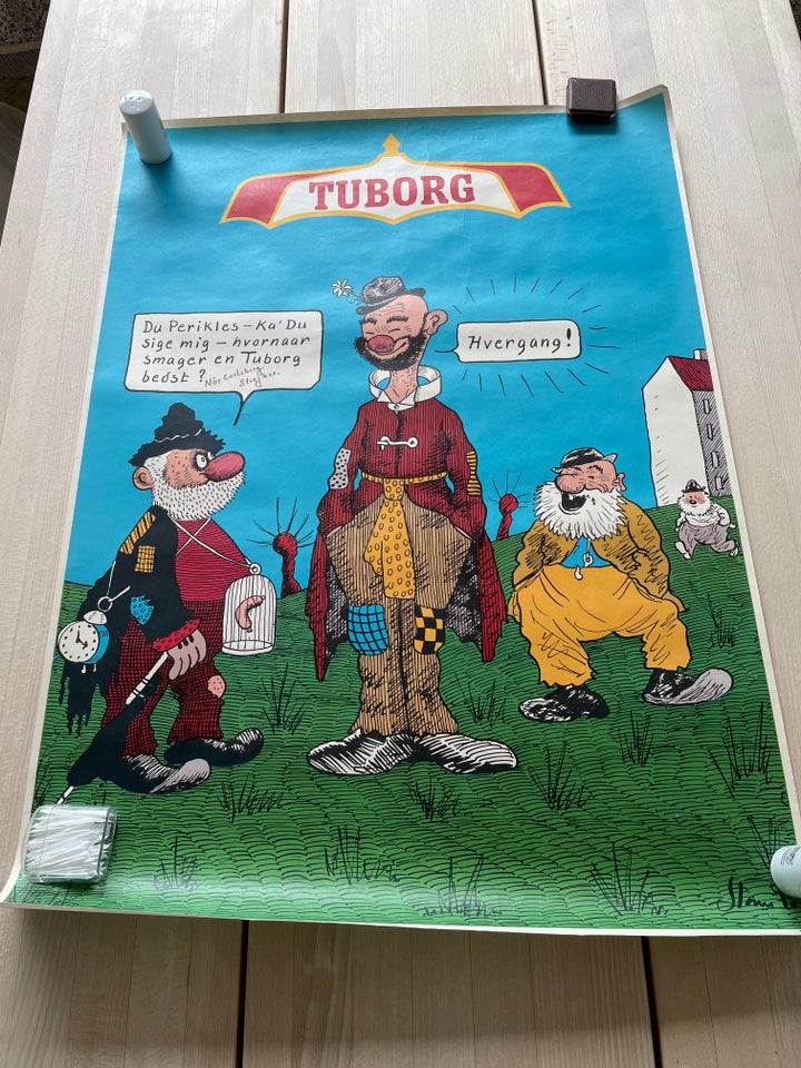 Øl-plakat Storm C motiv: Tuborg -