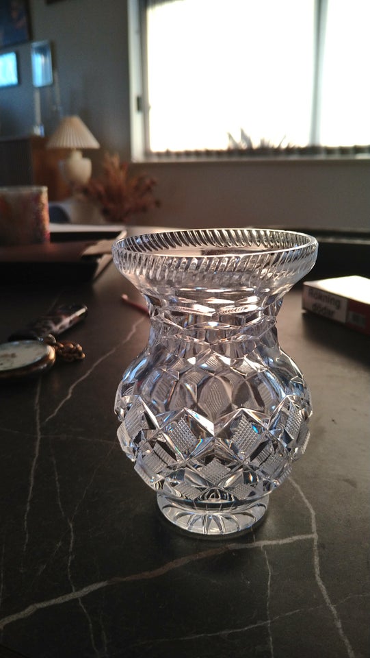 Glas Krystal vase