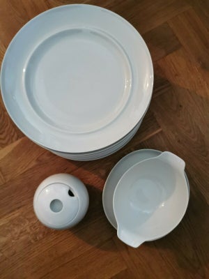 Porcelæn Tallerken sovseskål