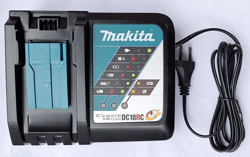 Lader, Makita DC18RC