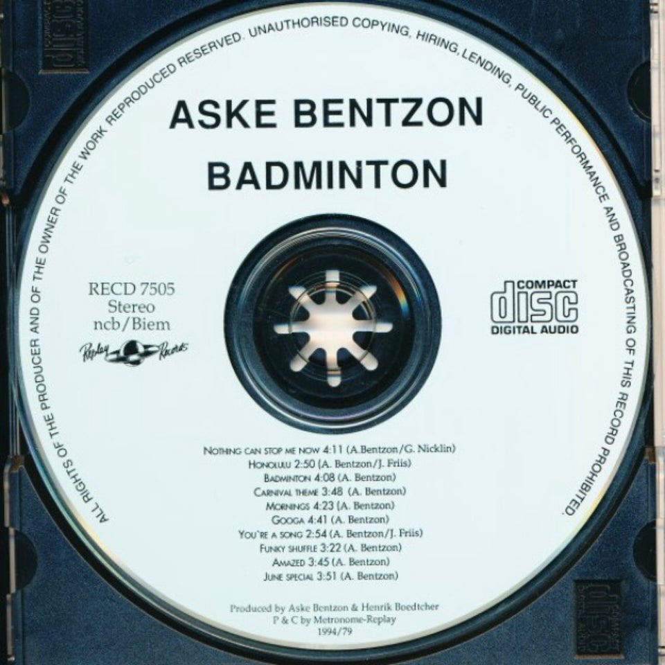 Aske Bentzon: Badminton, rock