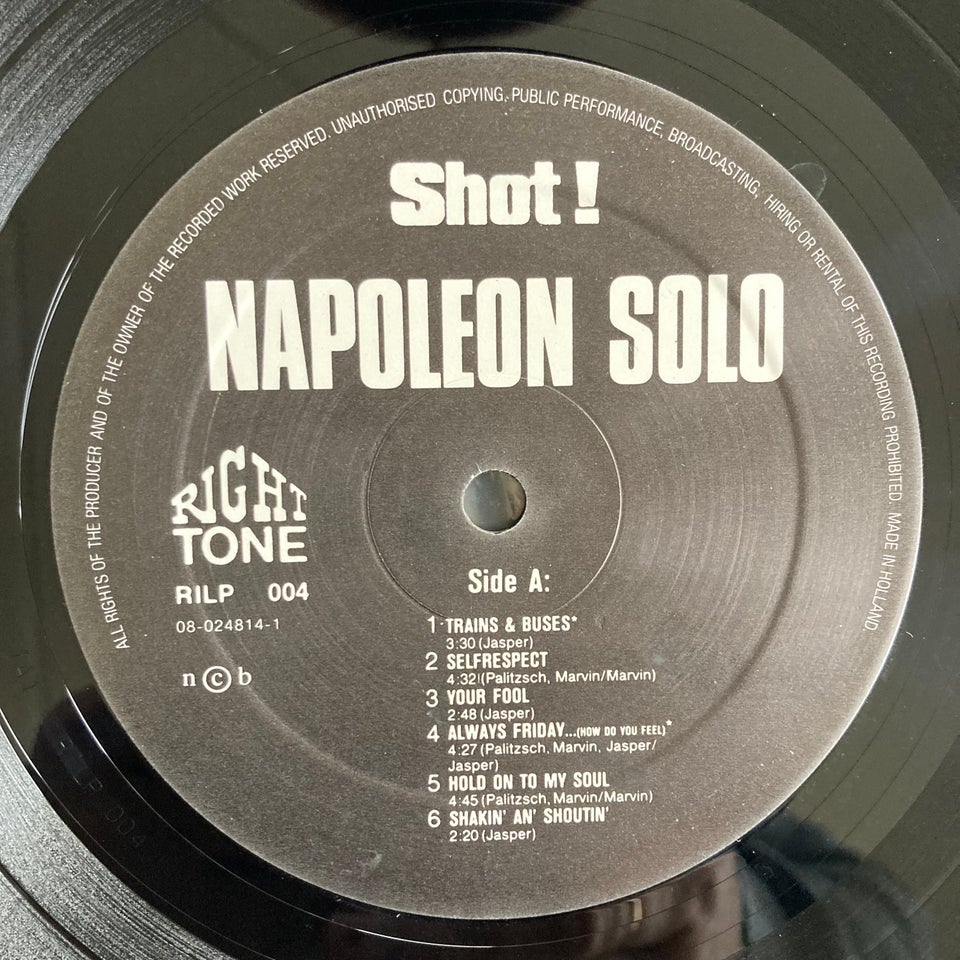 LP, Napoleon Solo, Shot!