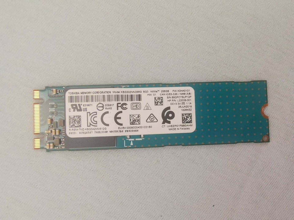 Toshiba 256 GB Perfekt