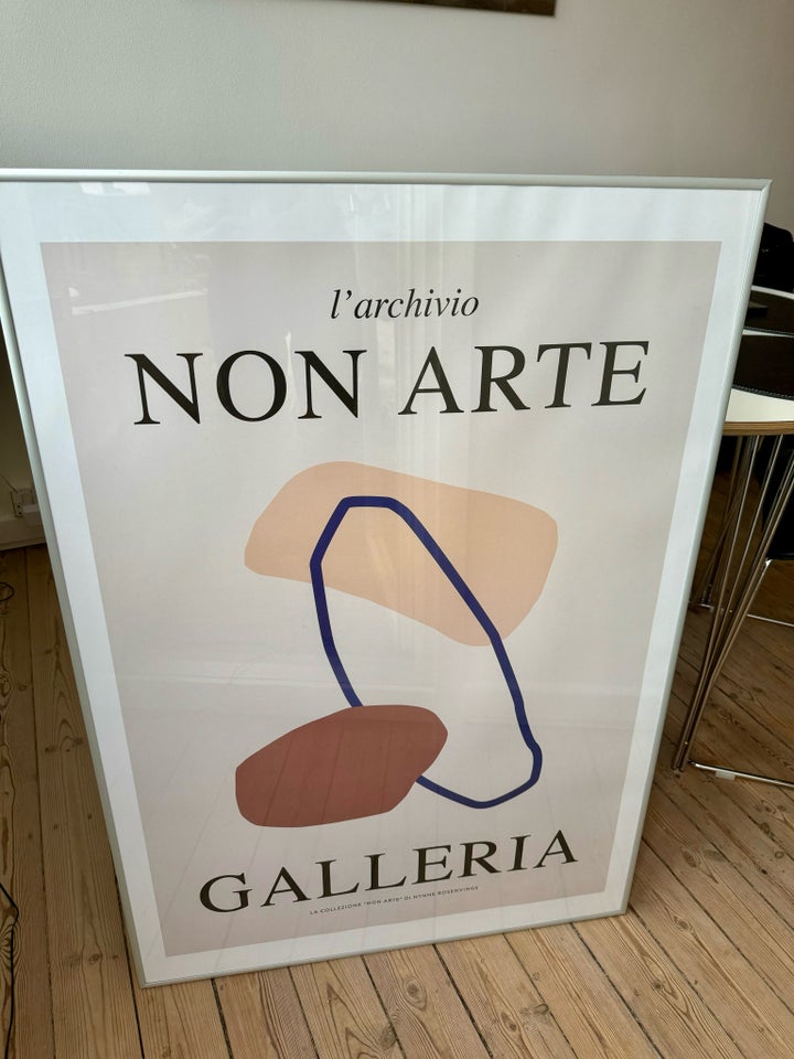 “Galleria” plakat med ramme fra