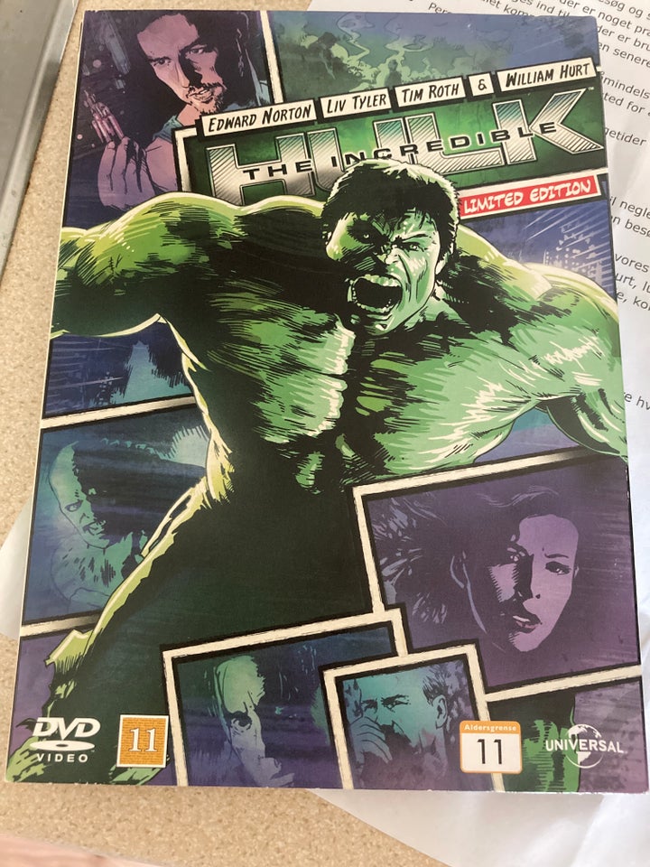 The Incredible Hulk DVD action