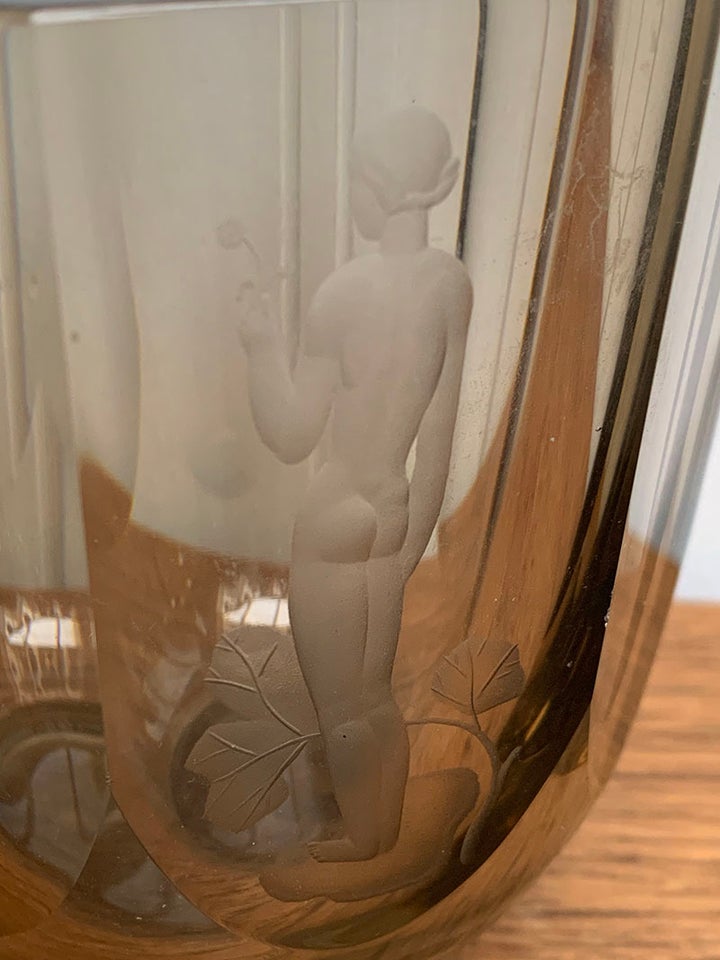 Glas Krystalvase  Orrefors