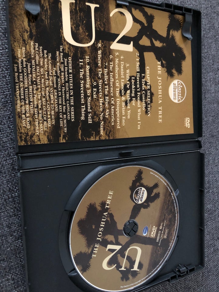 The joshua tree, instruktør U2, DVD