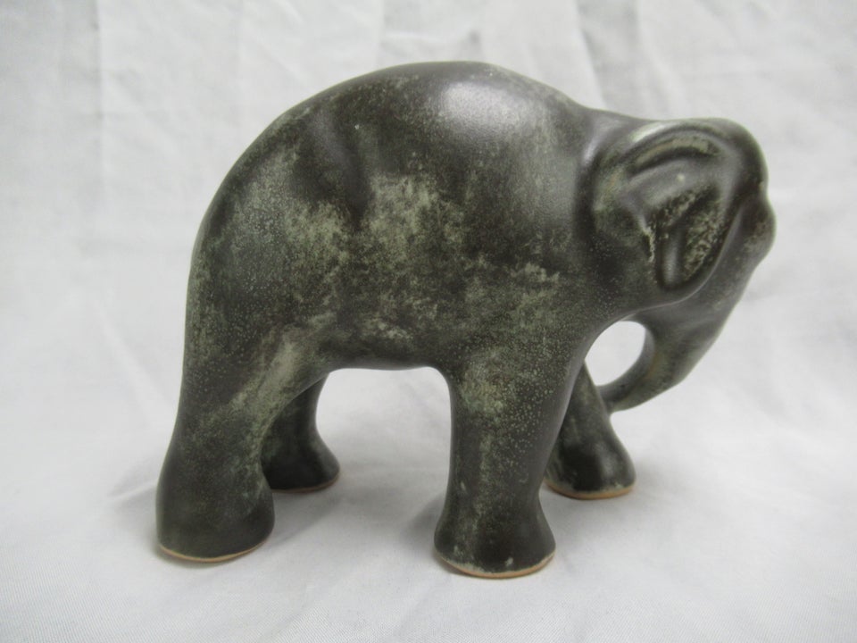 Elefant Figur 2 Keramik, Johgus