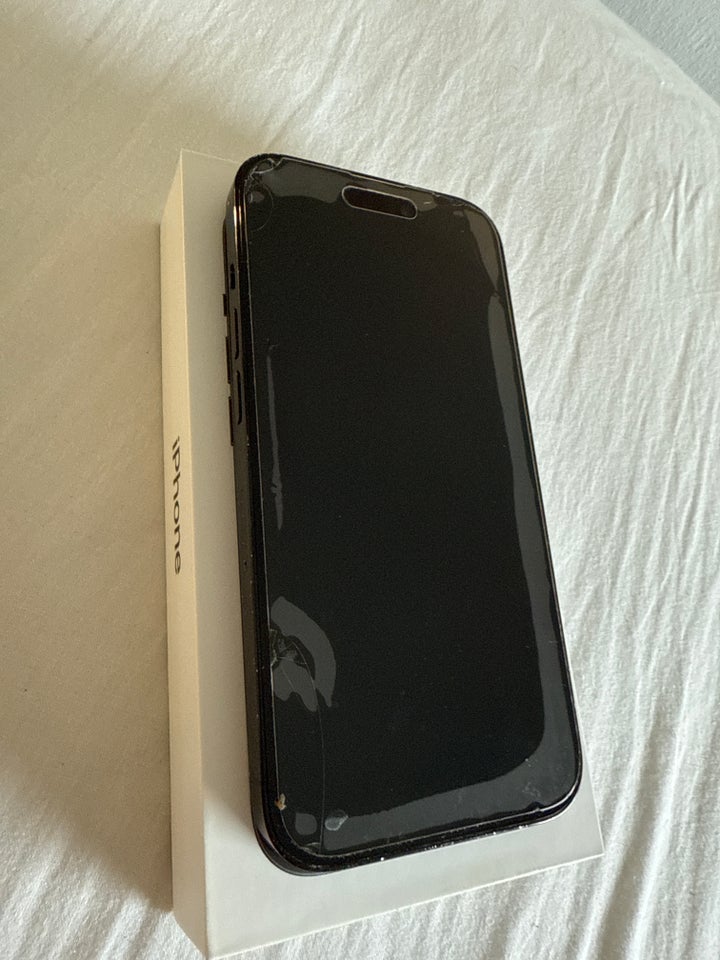 iPhone 14 Pro, 128 GB, sort