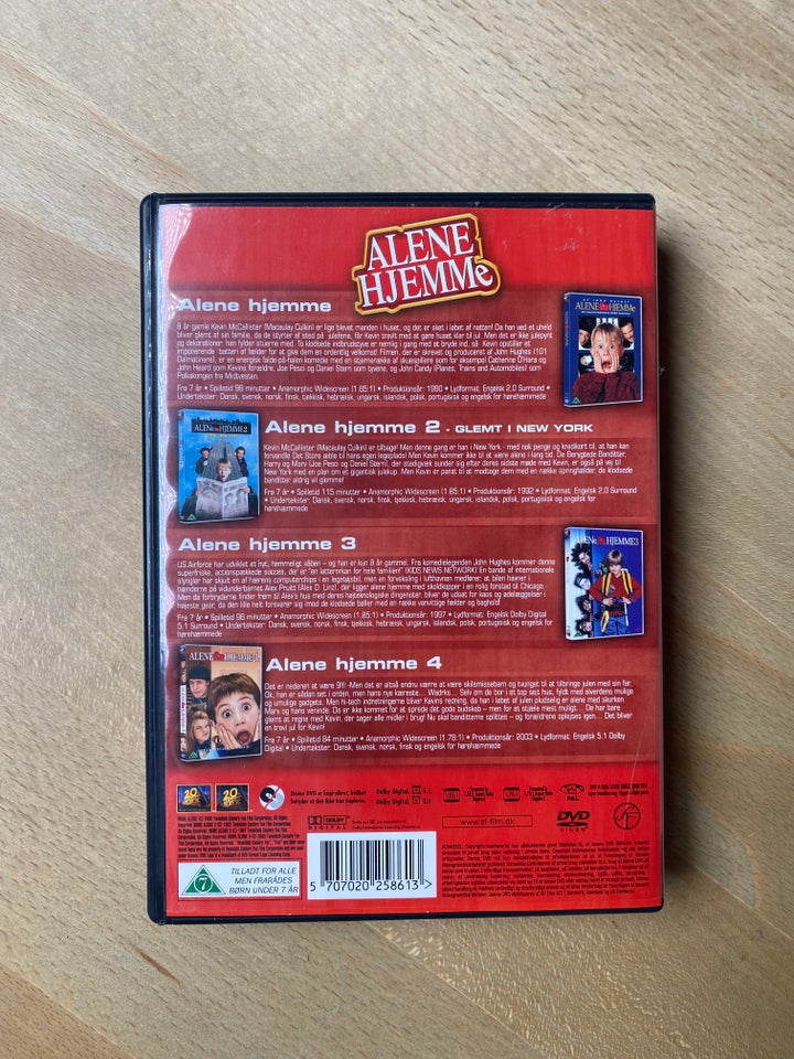 Home Alone 1-4 Box Sæt DVD