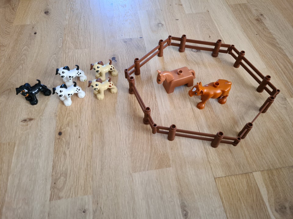 Lego Duplo Dyr Hest Ko Hund