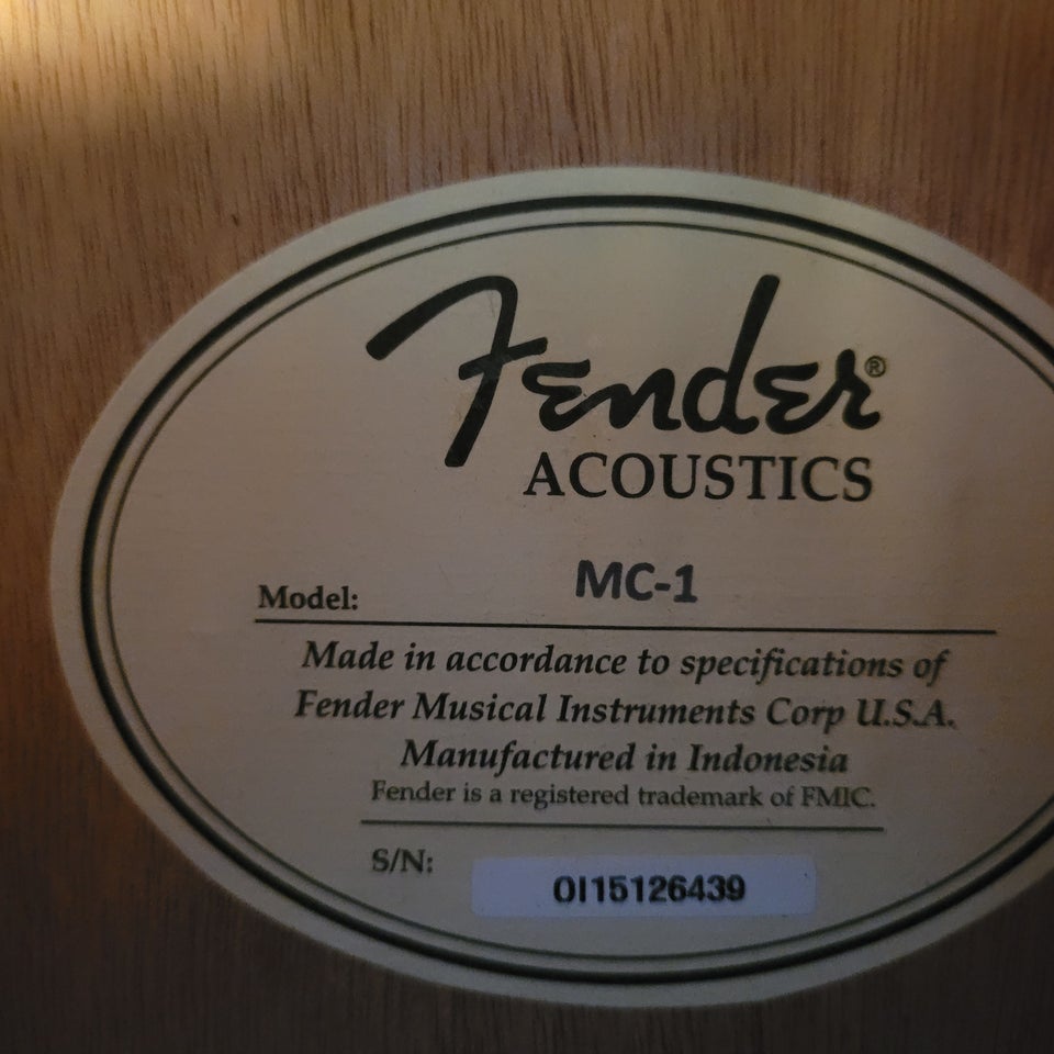 Klassisk, Fender MC-1