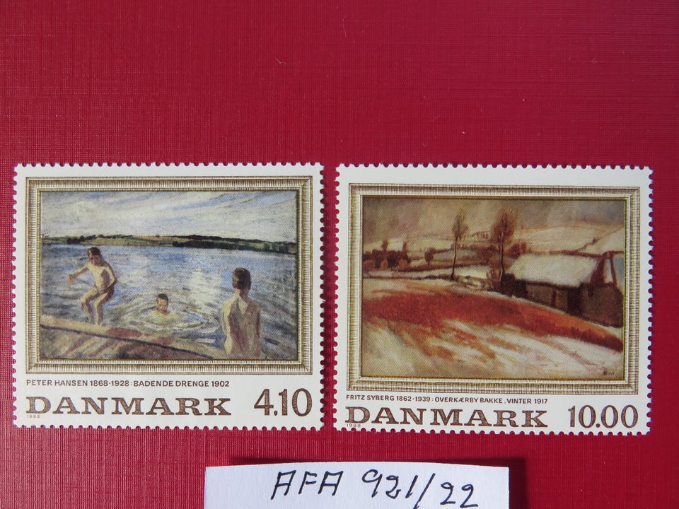 Danmark, postfrisk, AFA 921/922