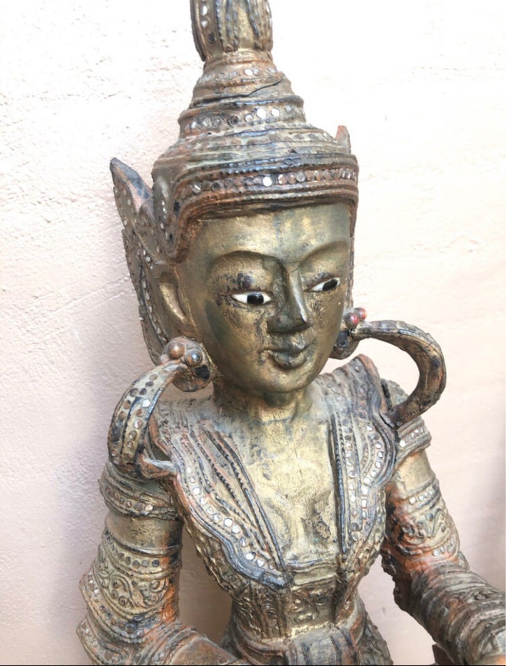 Thailandsk tempelfigur  Træ 150