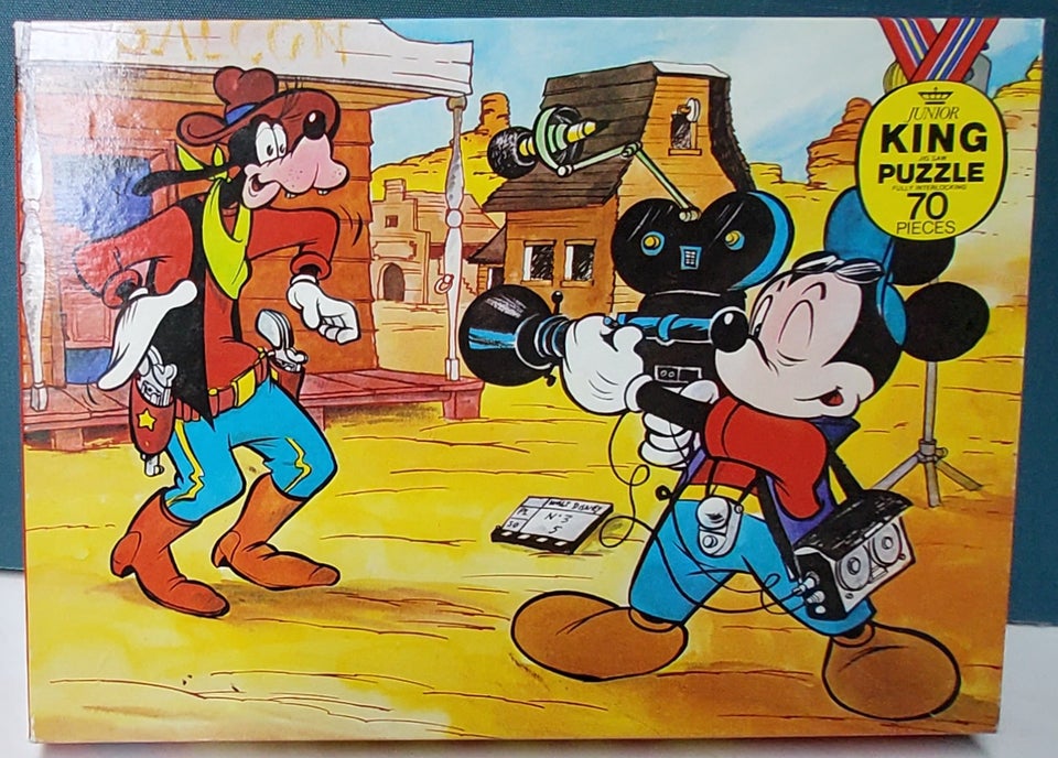 Legetøj, 8 retro Disney puslespil