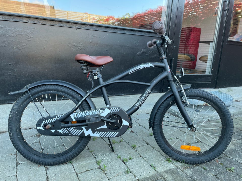 Unisex børnecykel, cruiser, 18