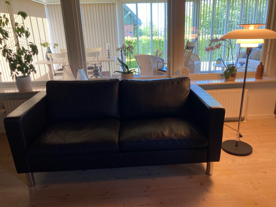 Sofa, læder, 3 pers.