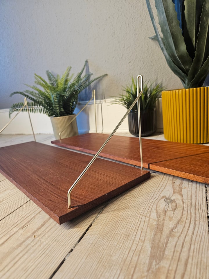 Flotte retro teak hylder