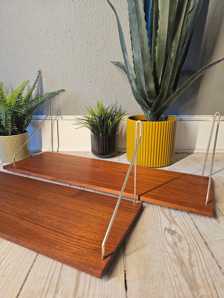 Flotte retro teak hylder