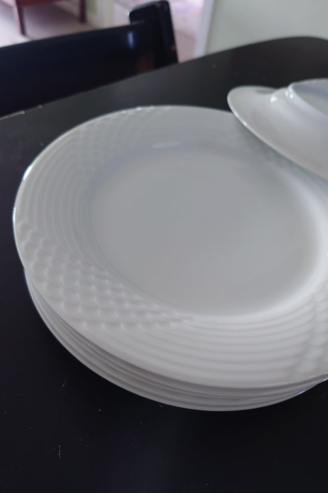 Porcelæn, 8 frokosttallerkener