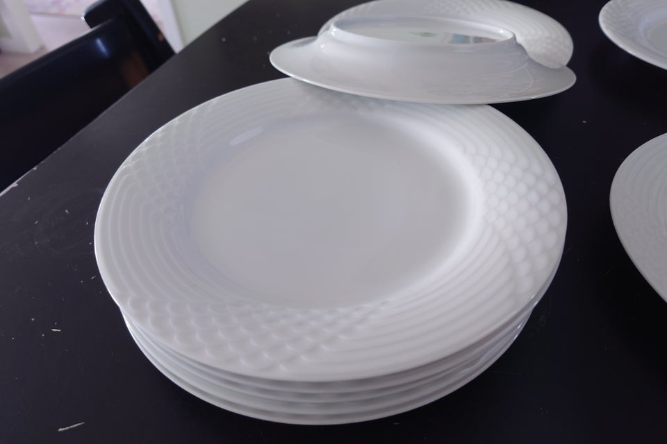 Porcelæn, 8 frokosttallerkener