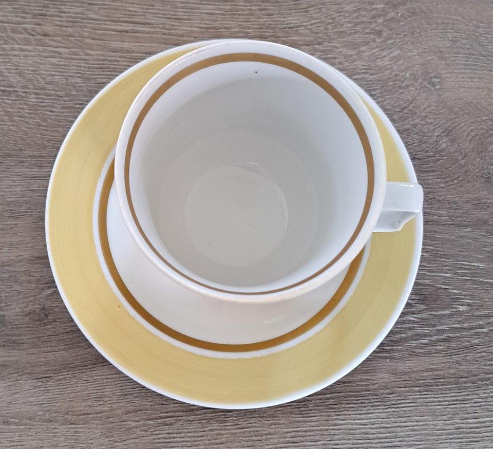 Porcelæn Kaffekop med underkop