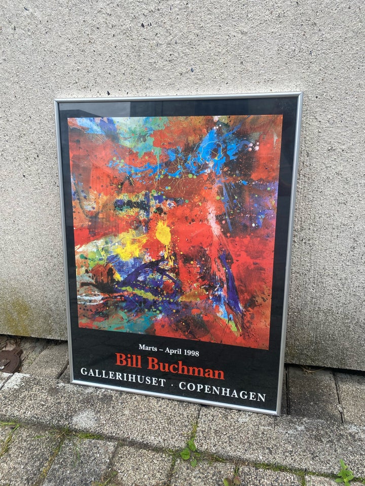 Plakat i ramme, Bill Buchman, b: 61