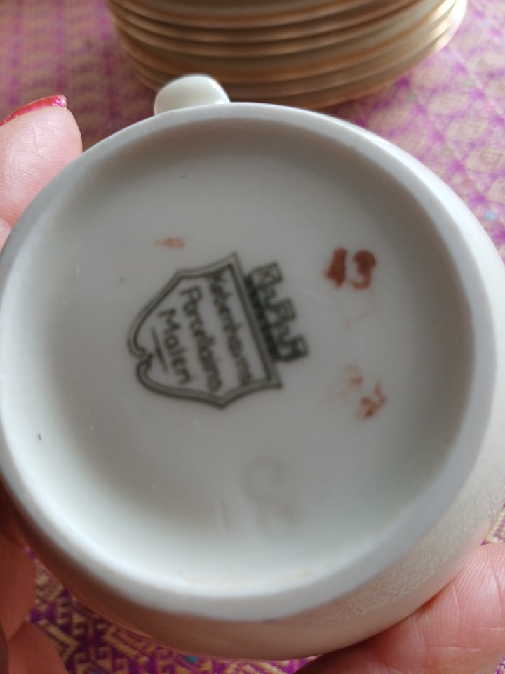 Porcelæn Kaffestel Rosenborg