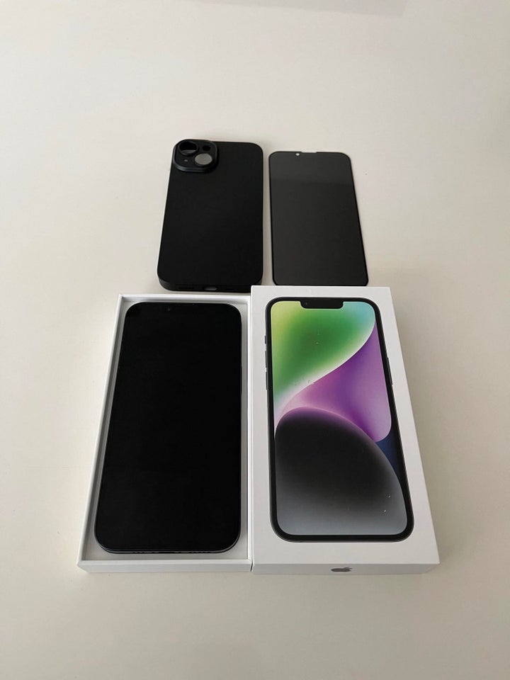 iPhone 14 Plus, 128 GB, sort