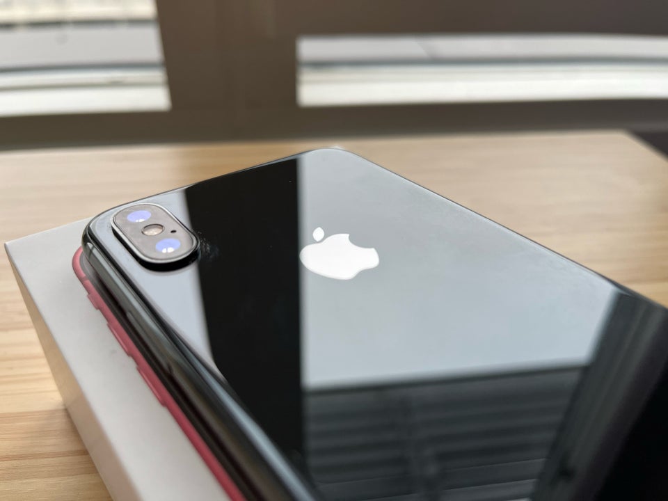 iPhone X, 256 GB, sort