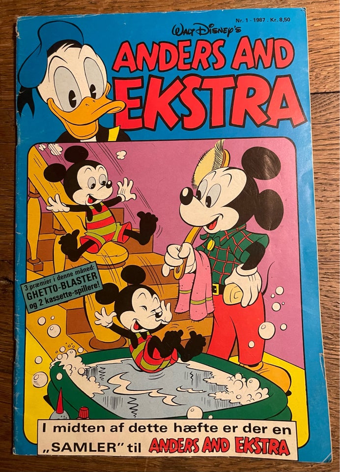 Anders And Ekstra 1987 nr. 1 inkl.