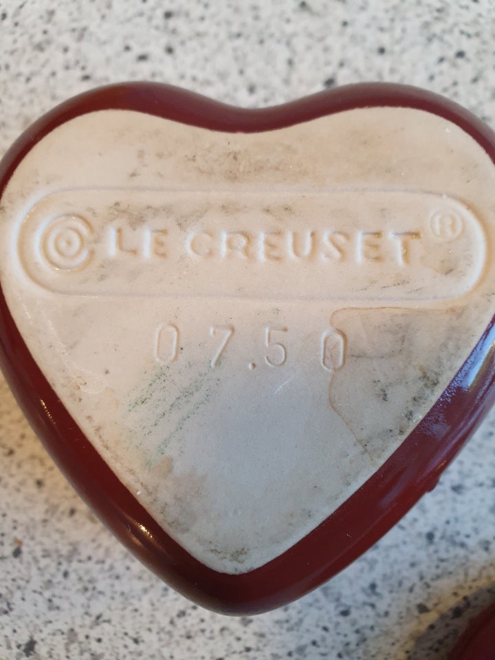 Keramik, hjerteskål, le creuset