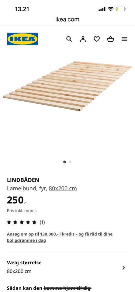 Andet, Ikea, b: 80 l: 200