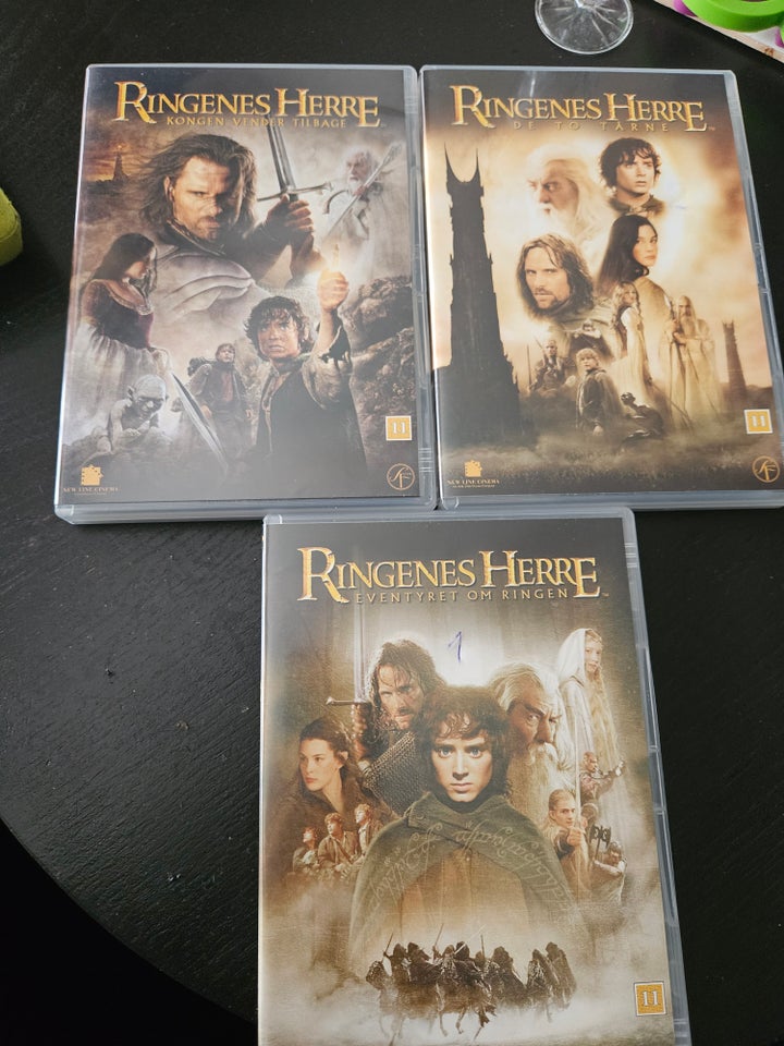 Ringenes herre 1+2+3, DVD, eventyr