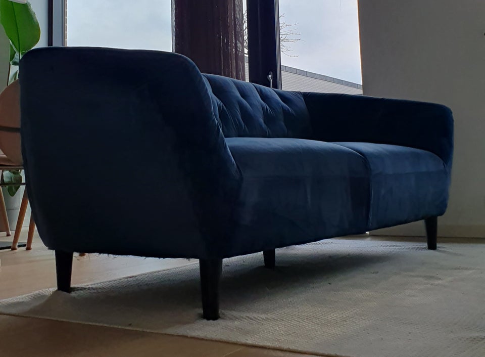 Sofa, velour, 3 pers.