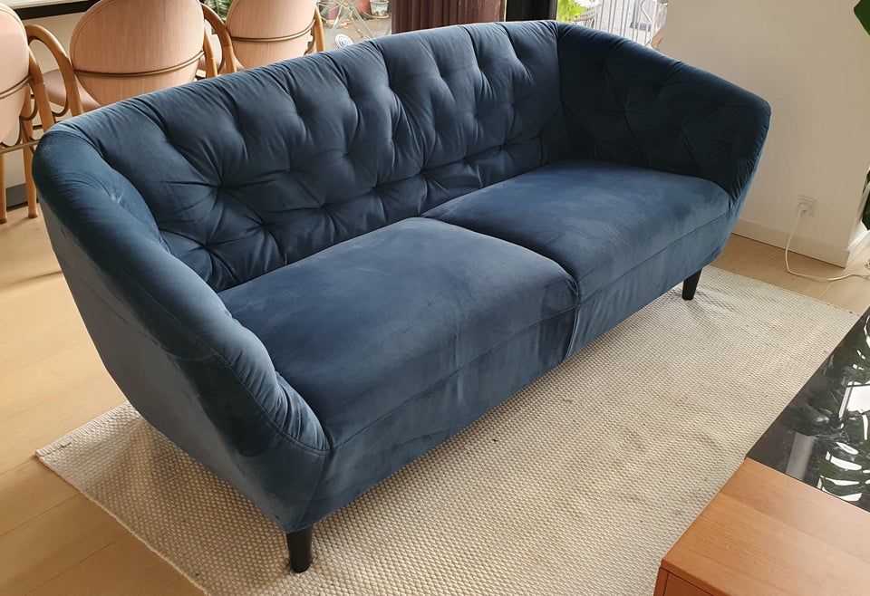 Sofa, velour, 3 pers.