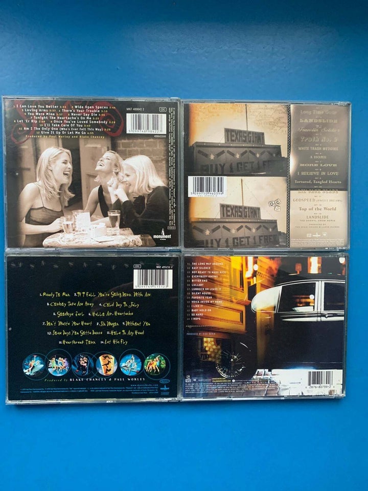 DIXIE CHICKS: 4 CD ALBUMS, country