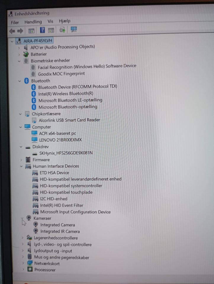 Lenovo T14s Gen 3, I5 GHz, 16 GB ram