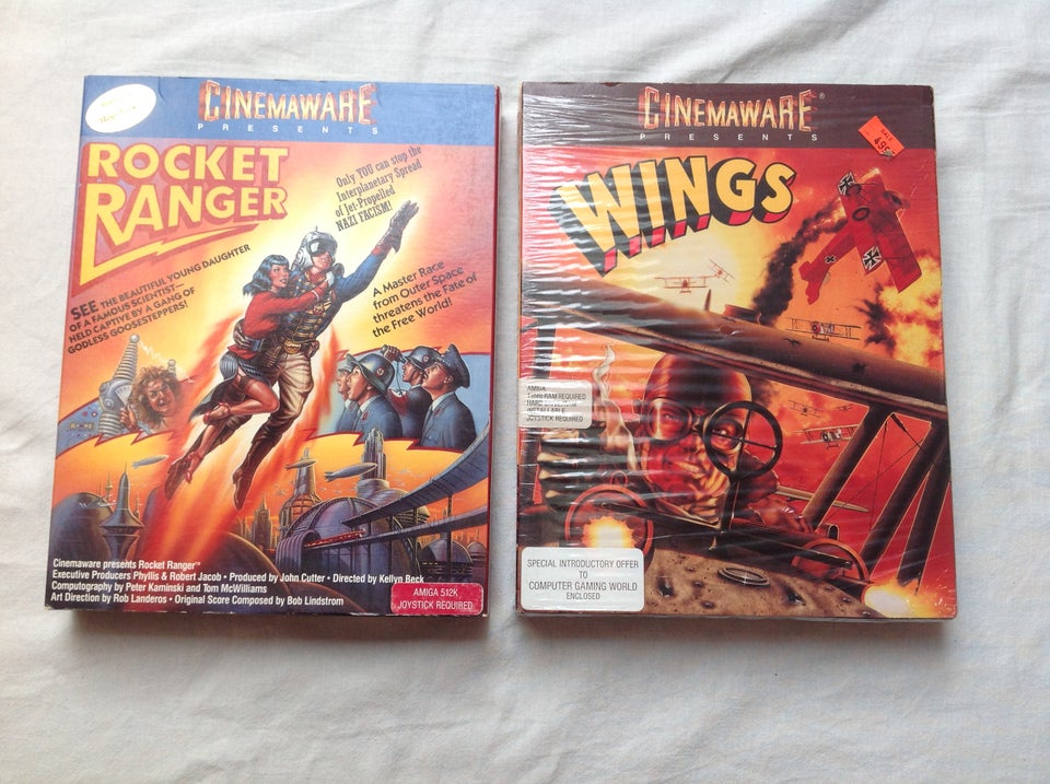 Lot Cinemaware WINGS + ROCKET